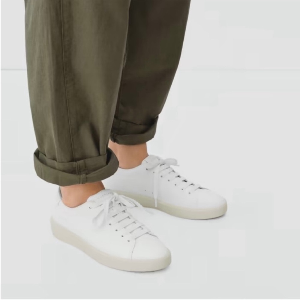 Everlane White ReLeather‎ Tennis Sneaker in Size 11